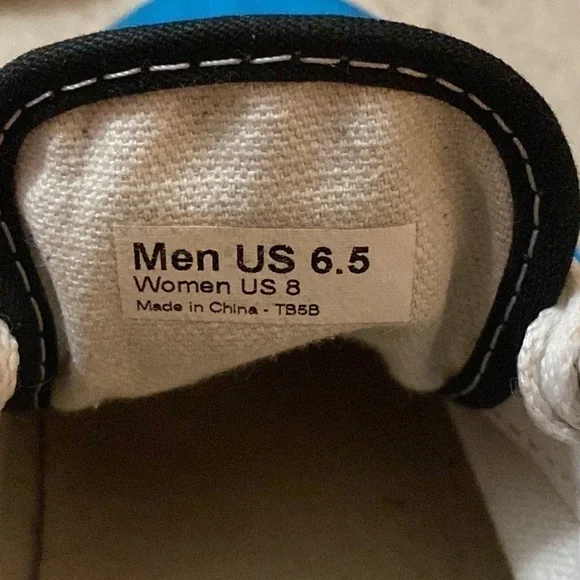 VANS Classic Low Top Blue And Black Sneakers Women’s 8 - Picture 7 of 7